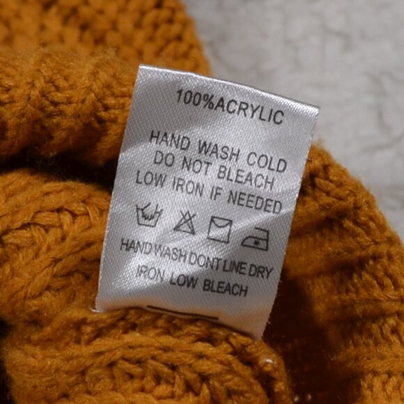 Dolls Kill orange sweater textured knit with corseted back detail L - Picture 6 of 9